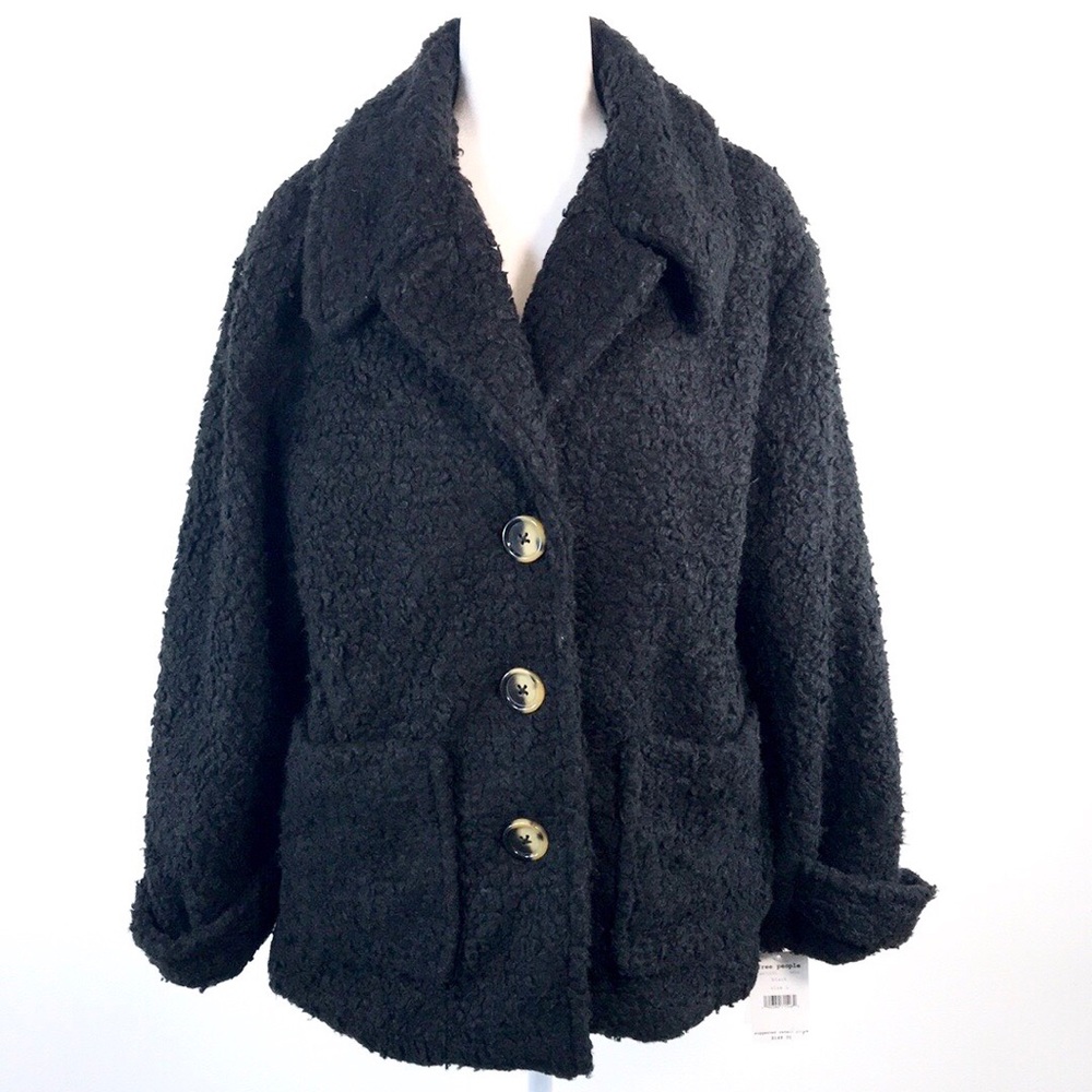Free People So Soft Faux Shearling Teddy Coat.XS,L - Picture 4 of 9